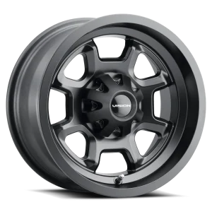 Vision Wheel ATV – 415 BOMB – Black – 12″x7″ 2.5mm – All weather Wheels – 415-127110MB4